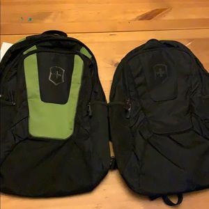 Two Swiss gear backpacks